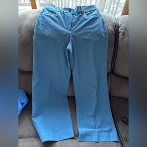Lululemon Wide Leg Pants Womens 30 Blue  City Sleek 5 Pocket  Utilitech